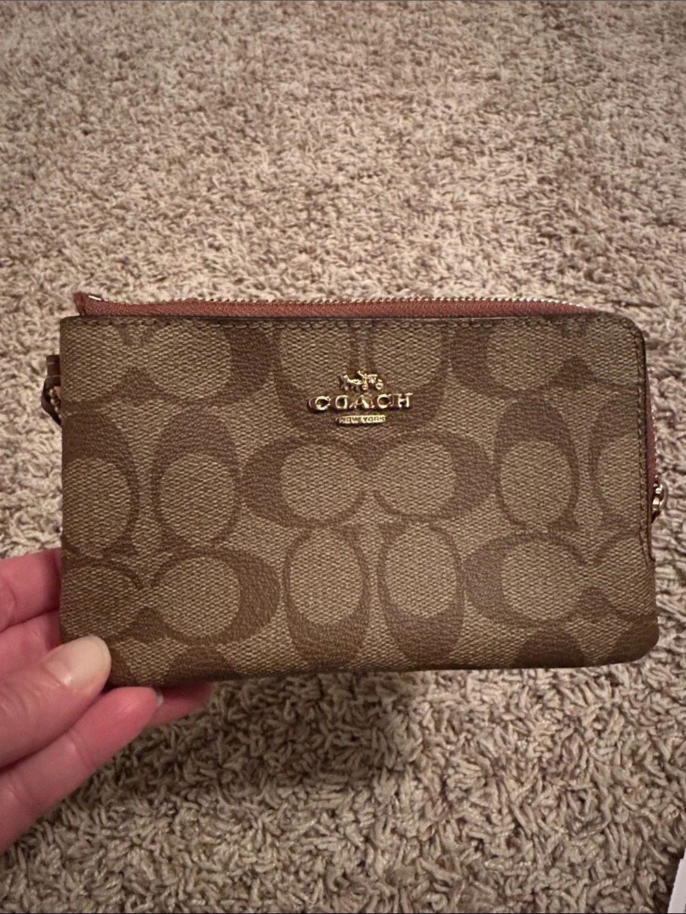 Coach compact wristlet